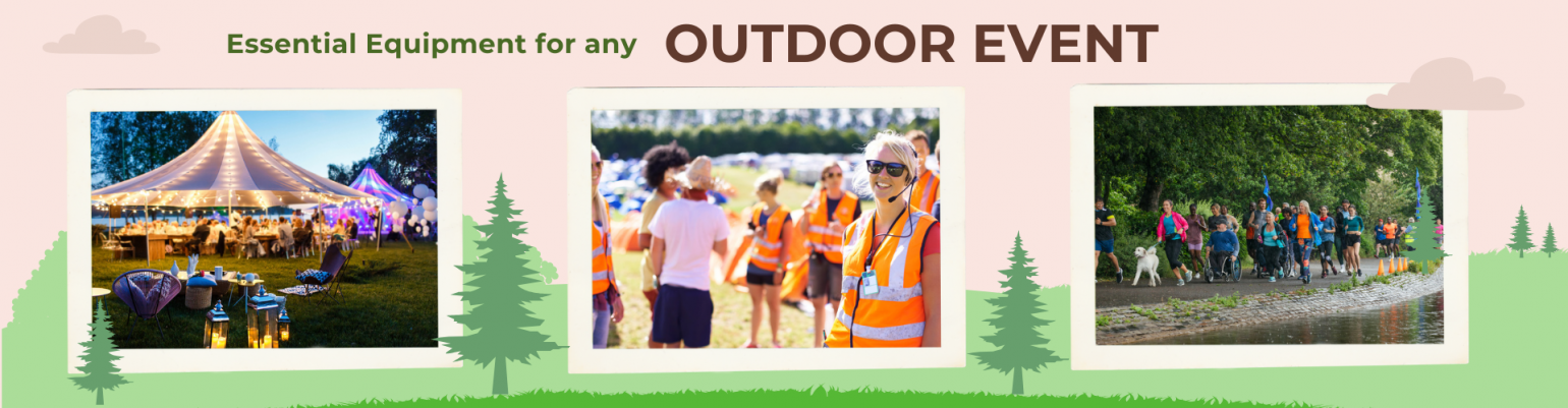 What do I need to put on a live outdoor event